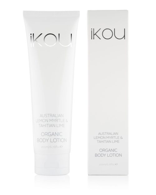 iKOU Organic Body Lotion 200ml - Lemon Myrtle & Tahitian Lime