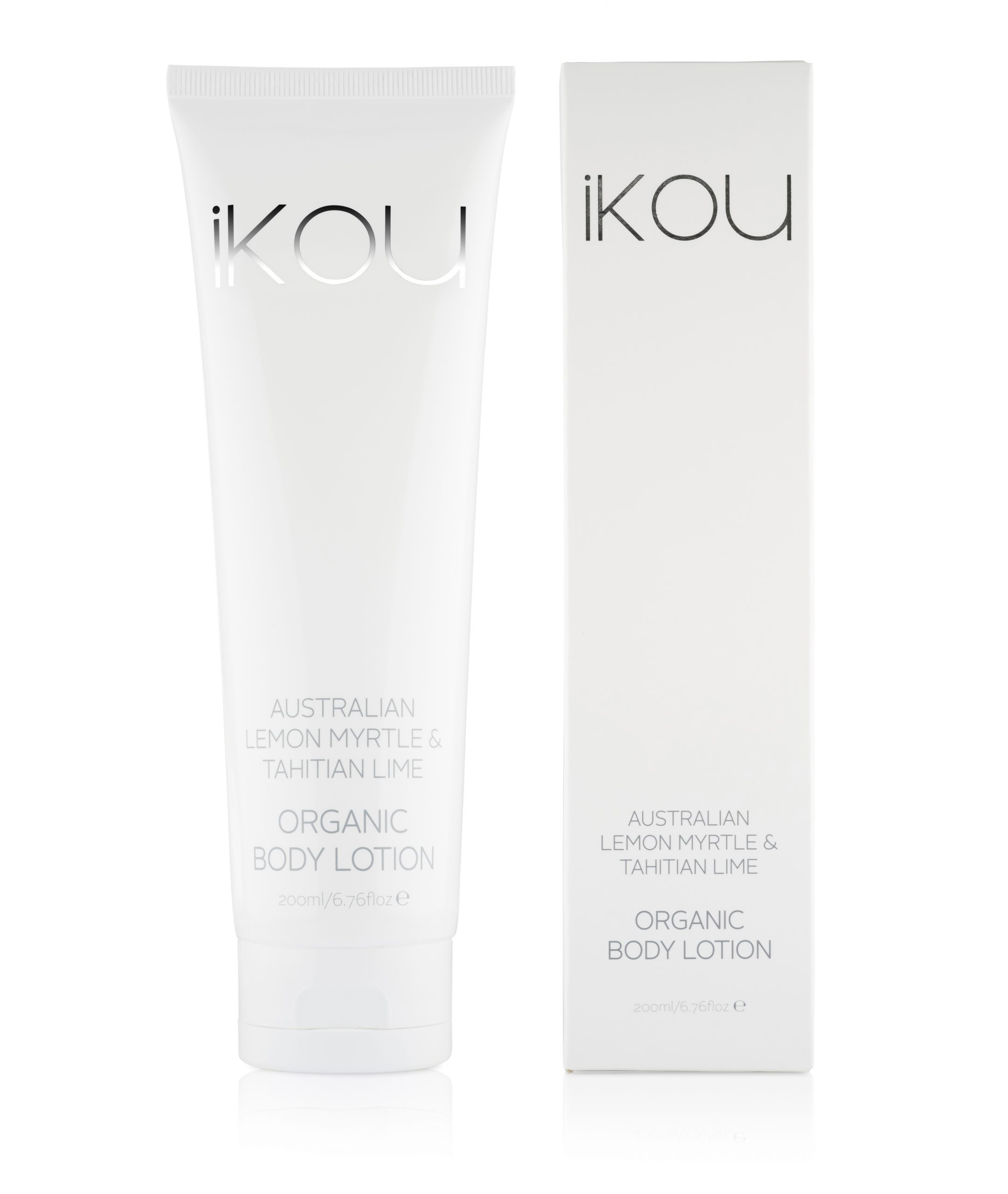 iKOU Organic Body Lotion 200ml - Lemon Myrtle & Tahitian Lime