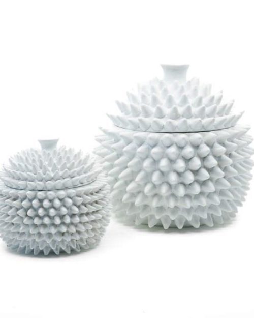 Trinket Box Urchin White