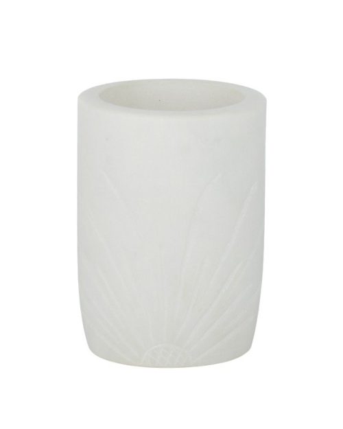 Sadie Marble Cup 7.5x10cm White