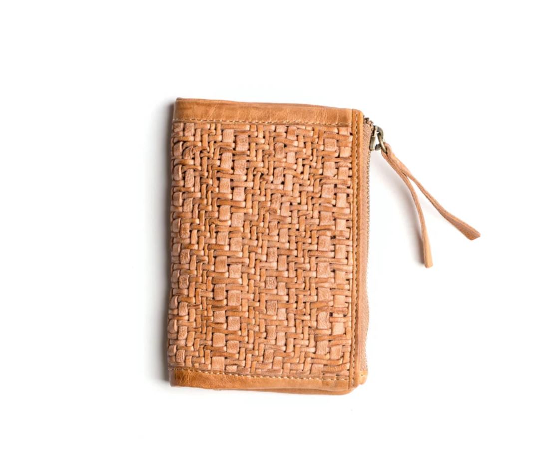 Juju Hut Weave Wallet Small Tan