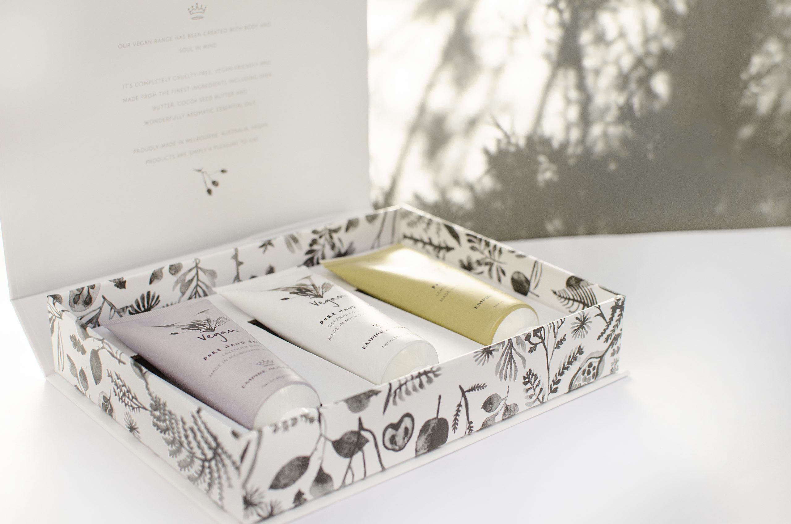 Empire Vegan Hand Balm Gift Boxed Trio 85g