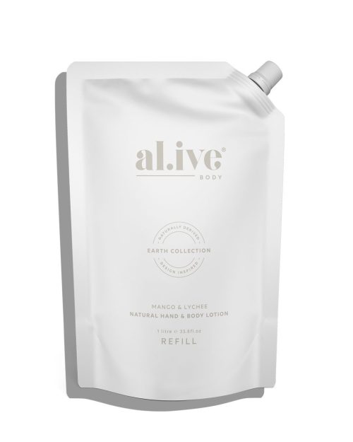 al.ive Lotion Refill 1 Ltr - Mango & Lychee