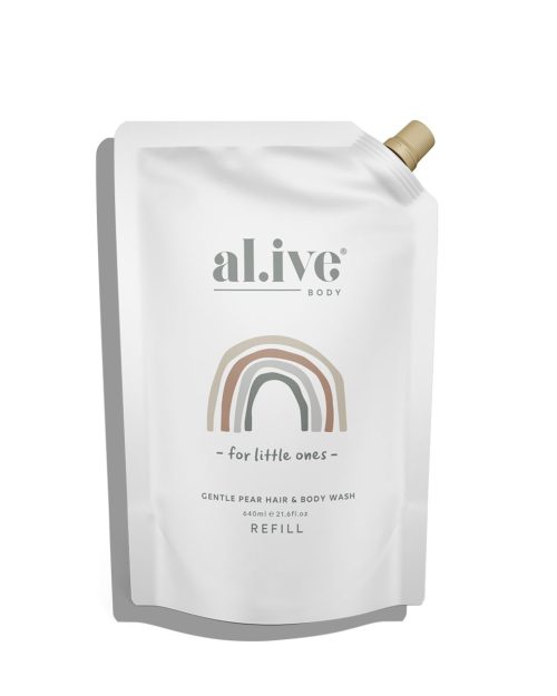al.ive Baby Wash Refill 640ml - Gentle Pear