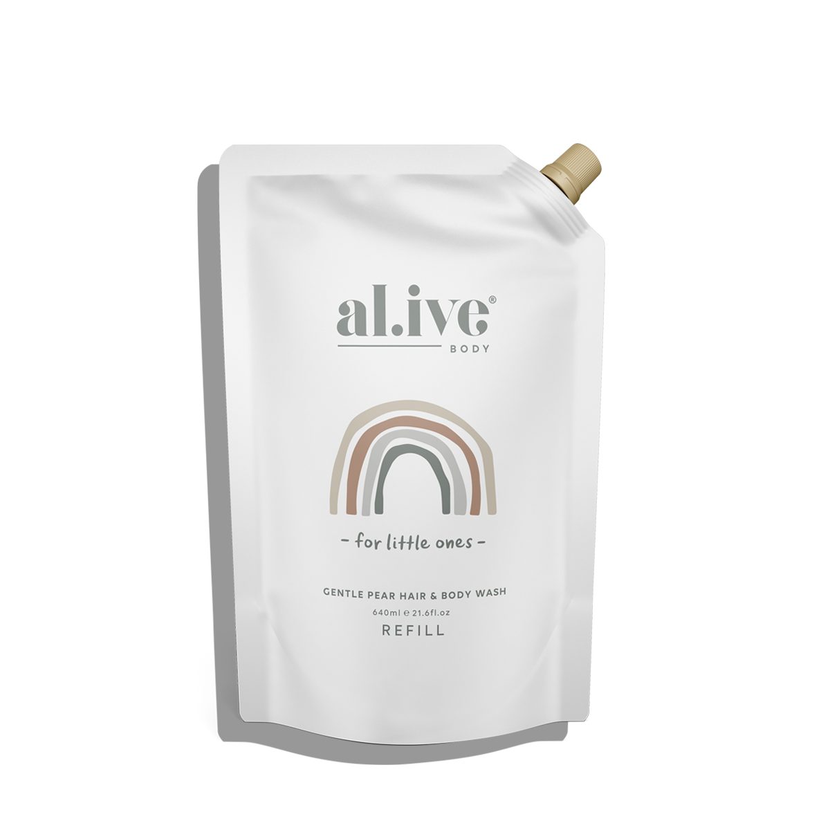 al.ive Baby Wash Refill 640ml - Gentle Pear