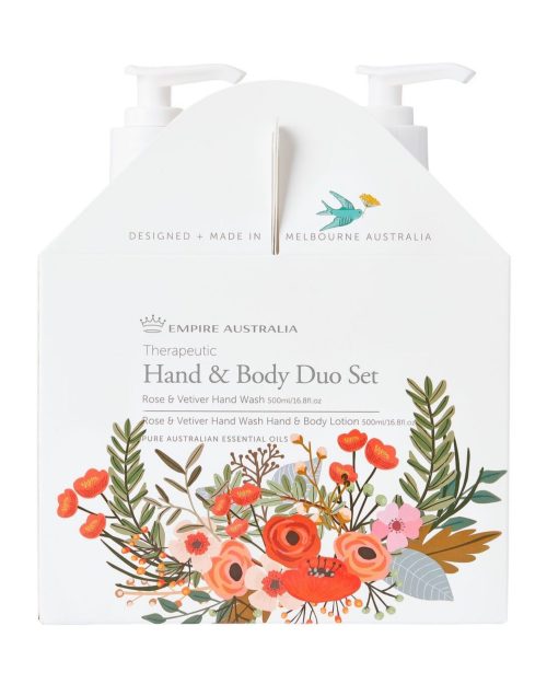 Empire Therapeutic Hand & Body Duo Set - Rose & Vetiver