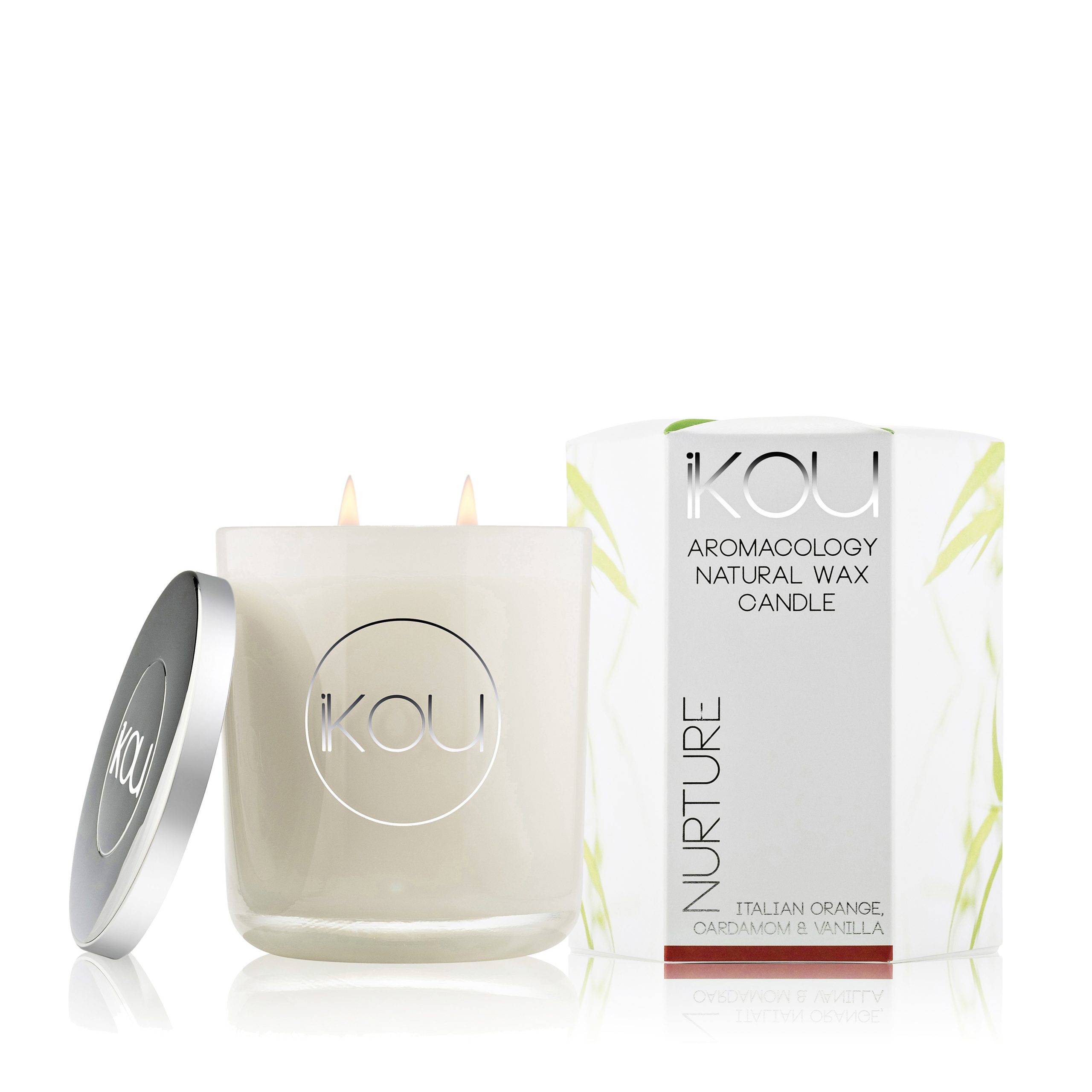 iKOU Eco-Luxury Candle Glass - Nurture