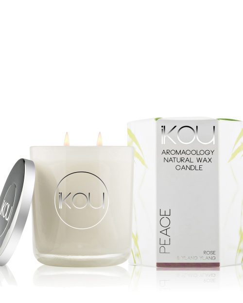 iKOU Eco-Luxury Candle Glass - Peace