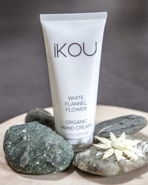 iKOU Organic Hand Cream 100ml - White Flannel Flower