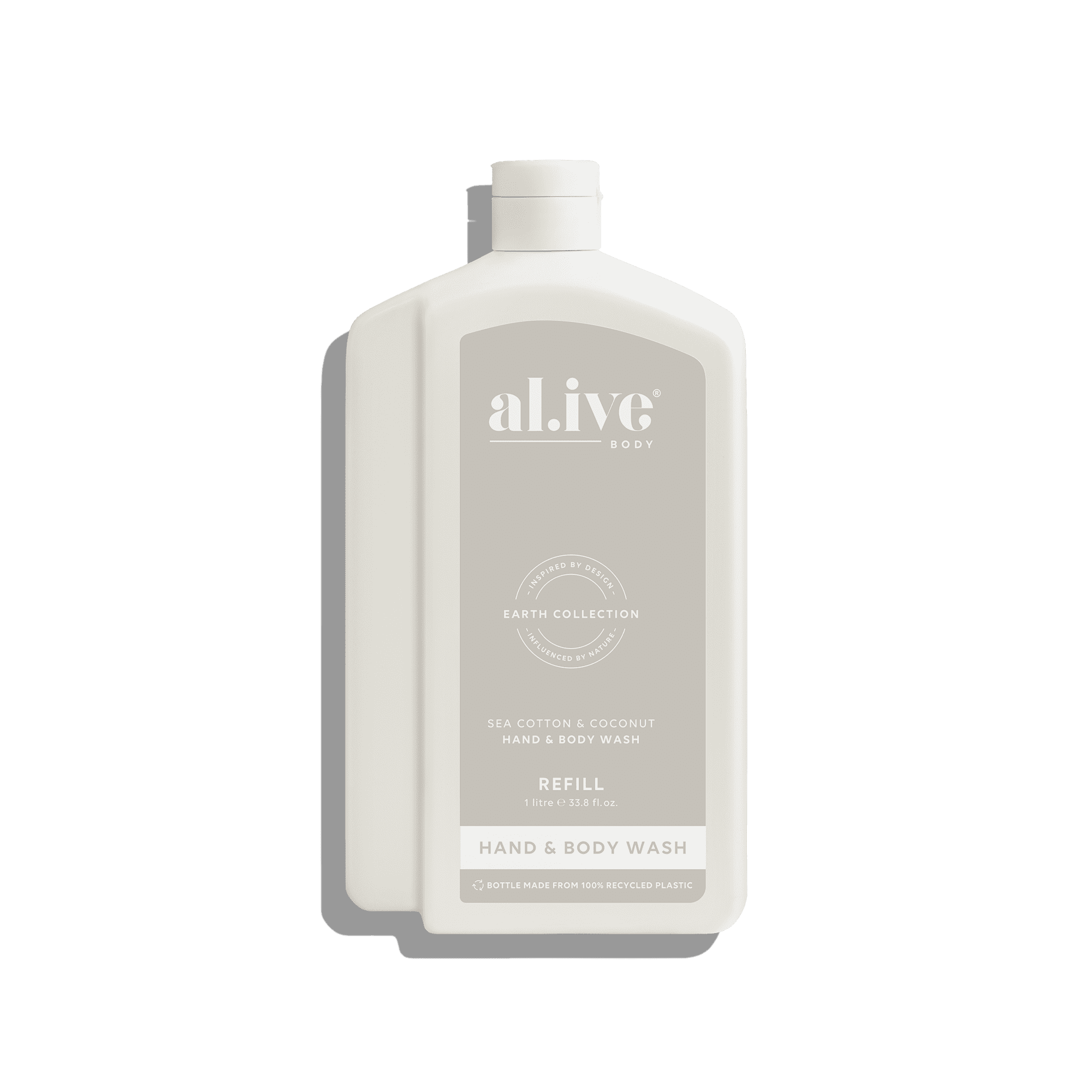al.ive Wash Refill - 1 Ltr - Sea Cotton & Coconut