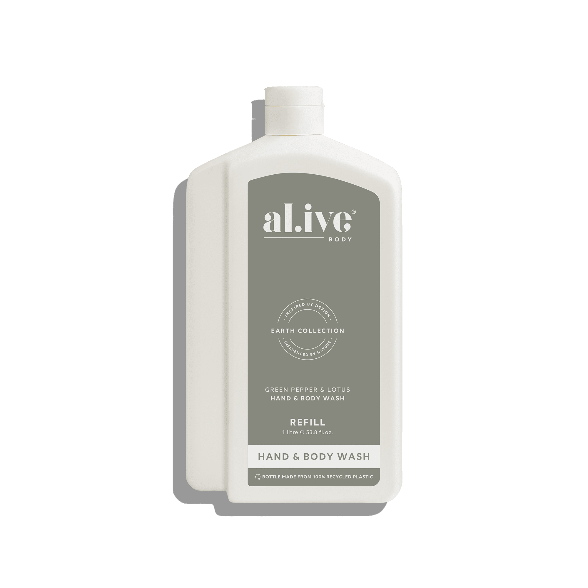 al.ive Wash Refill - 1 Ltr - Green Pepper & Lotus