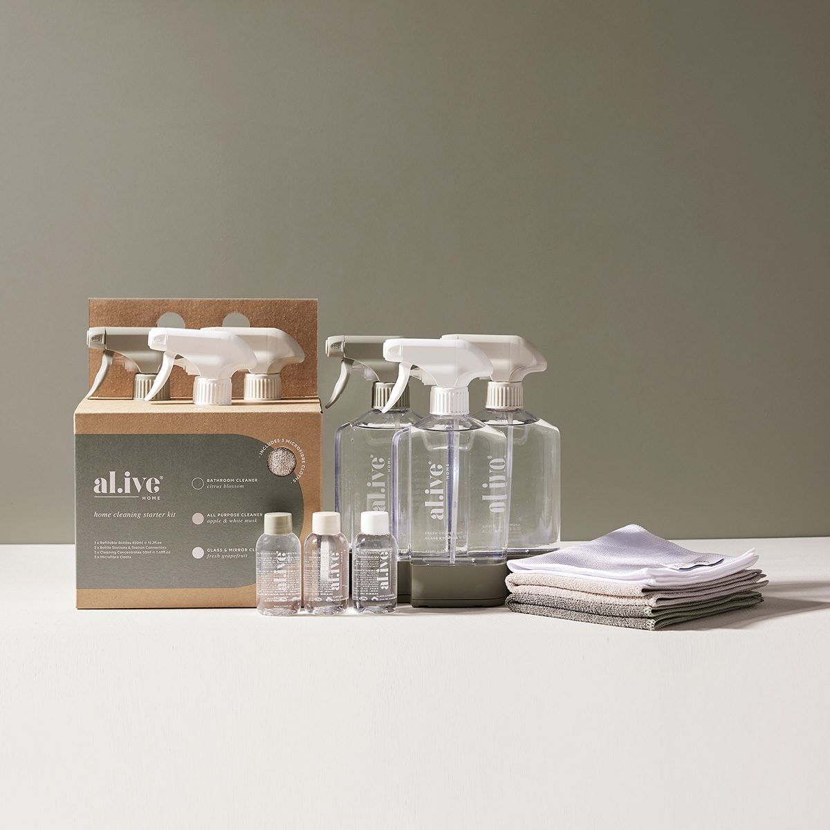 al.ive Home Cleaning Starter Kit