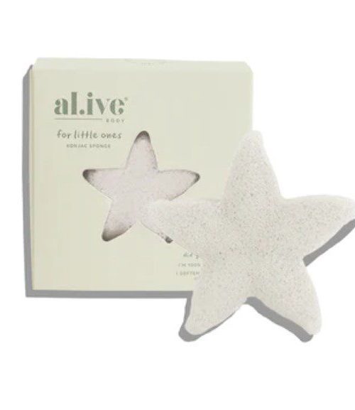 al.ive Baby Konjac Sponge - White