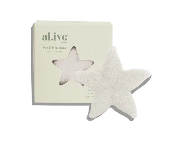 al.ive Baby Konjac Sponge - White