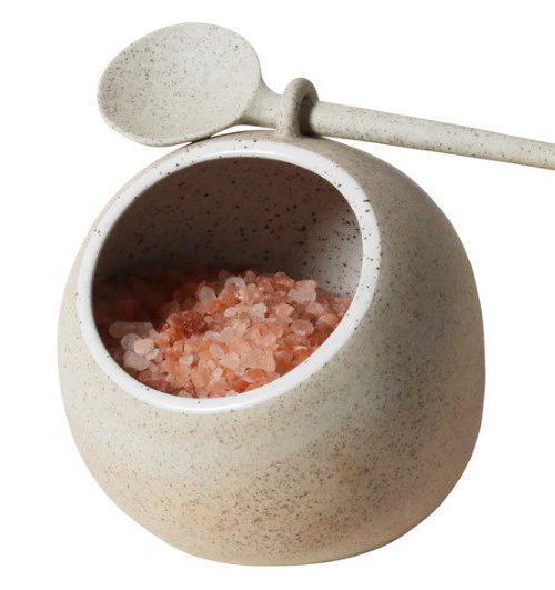 Robert Gordon Garden to Table Salt Pig with Spoon