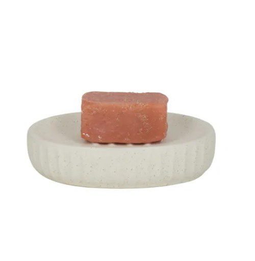 Gordon Ceramic Soap Dish Ivory 12.5x9x3cm