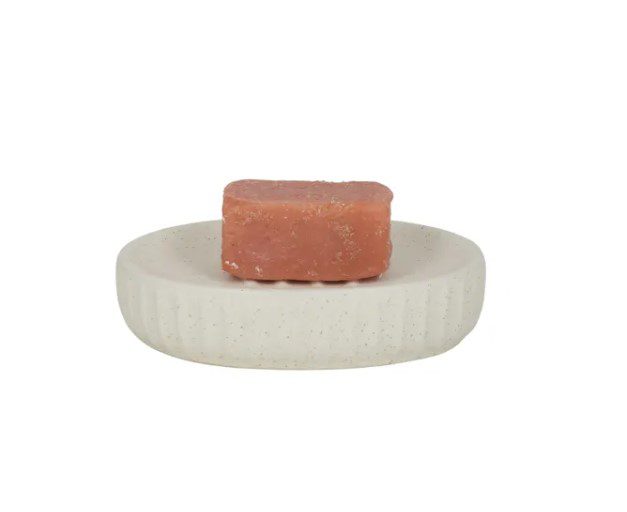 Gordon Ceramic Soap Dish Ivory 12.5x9x3cm
